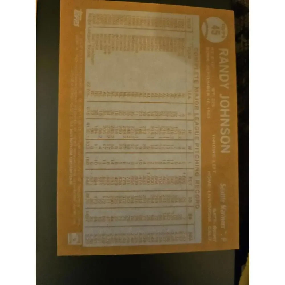 Randy Johnson - HOF - 2025 Topps Archives #45 - Mariners - RAW mint - Picture 2 of 2